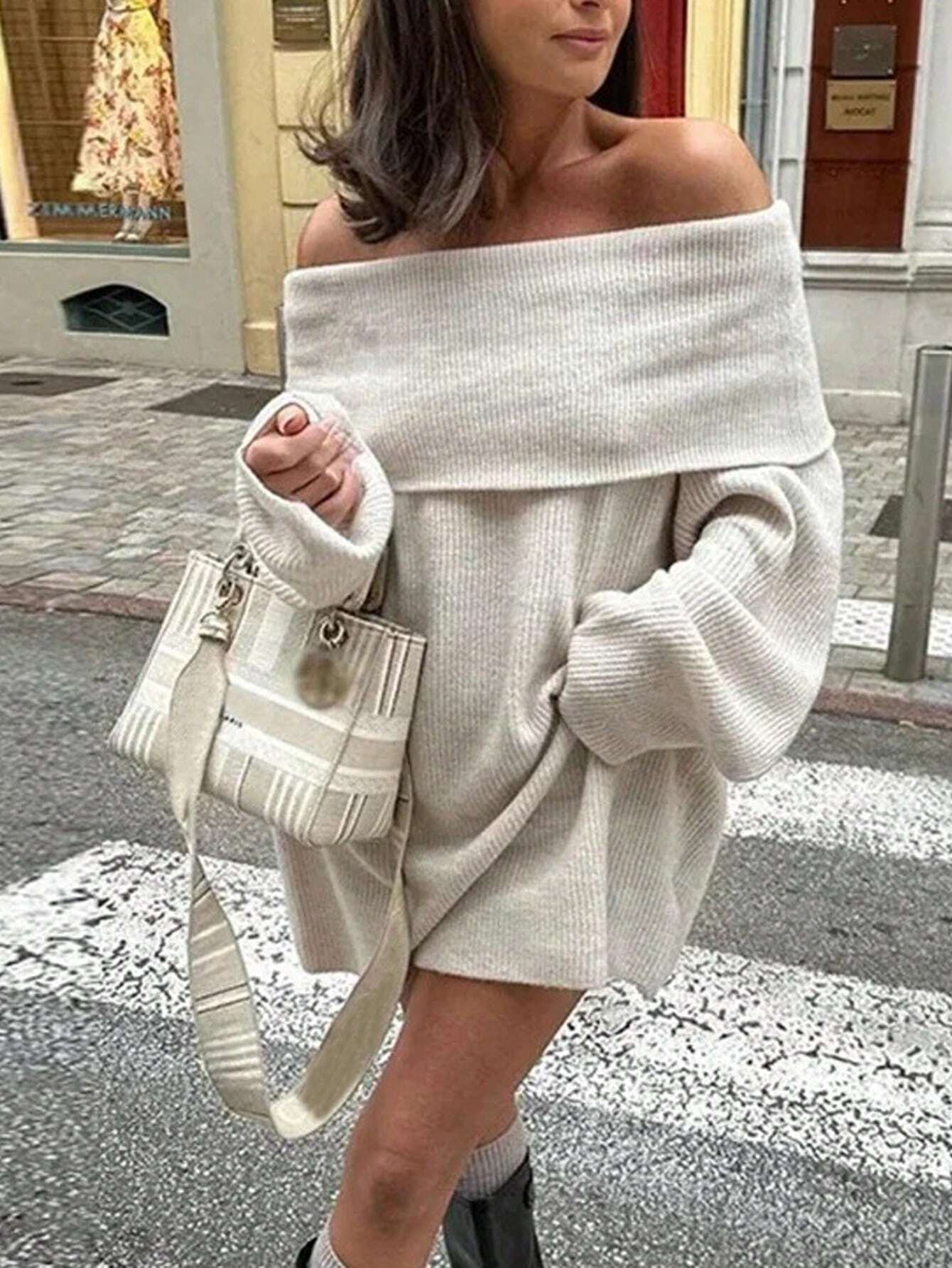 Danika Pullover Mini Knit Dress