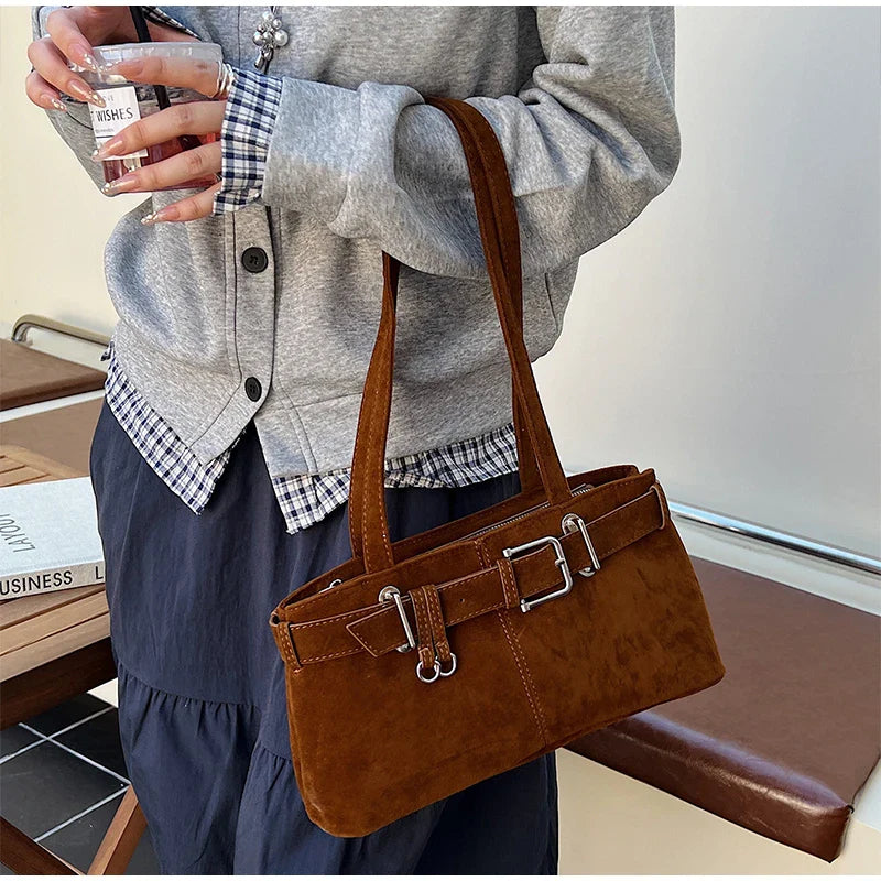 Nora Vegan Suede Bag