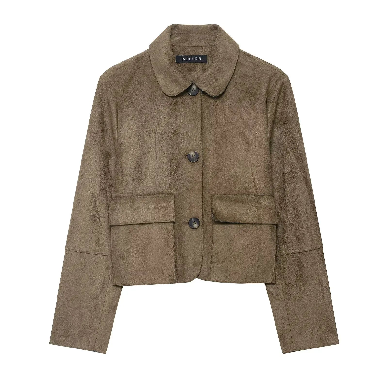 Elara Suede Jacket