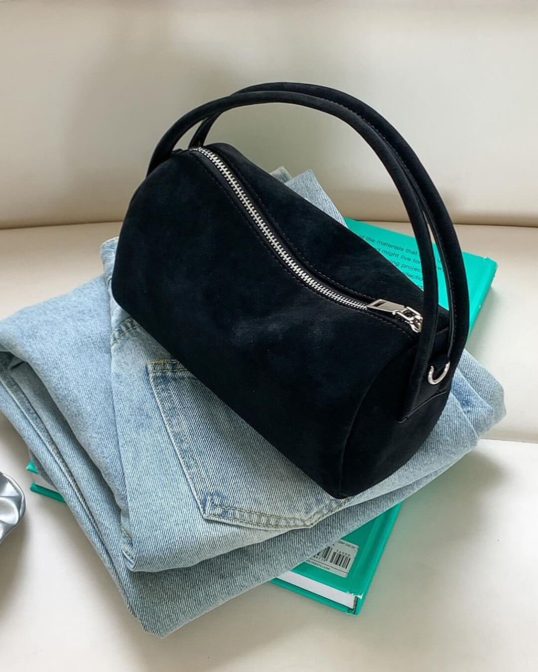 Bella Vegan Suede Bag